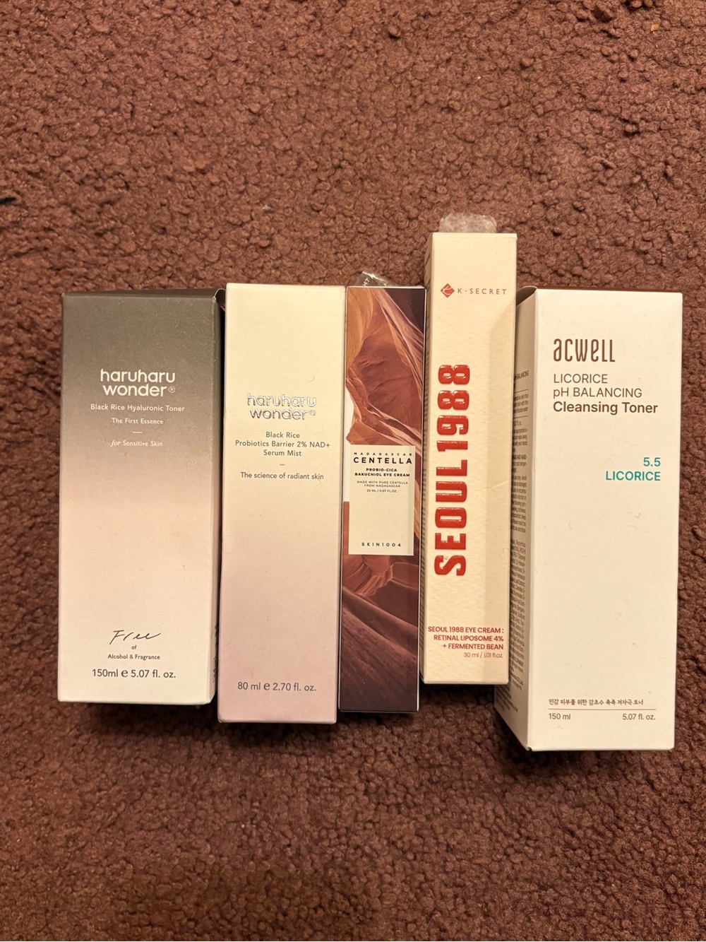 5 Korean skincare bundle